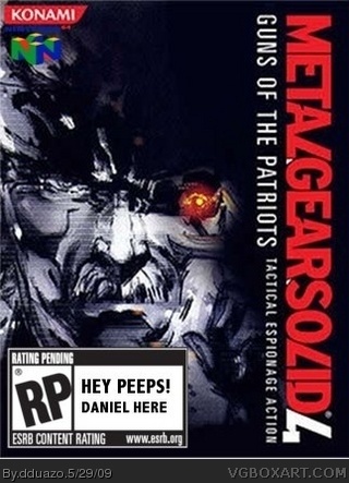 Metal Gear Solid 64 box cover