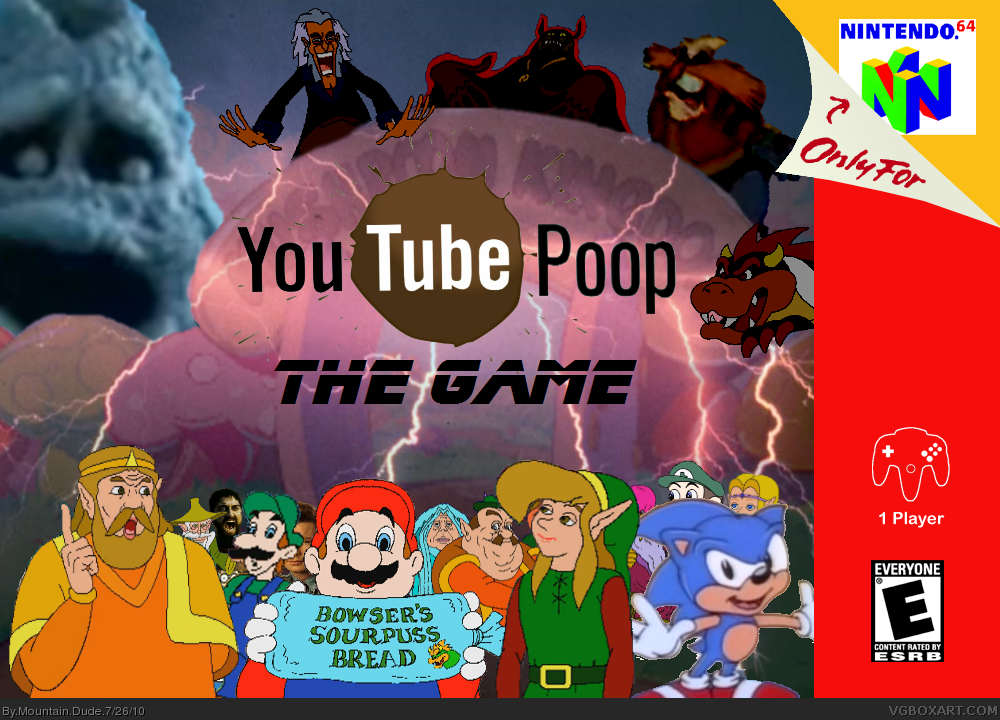 Youtube Poop: The Game box cover