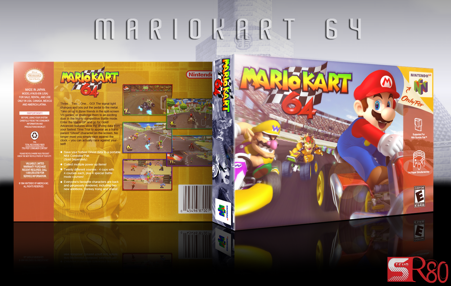 Mario Kart 64 box cover