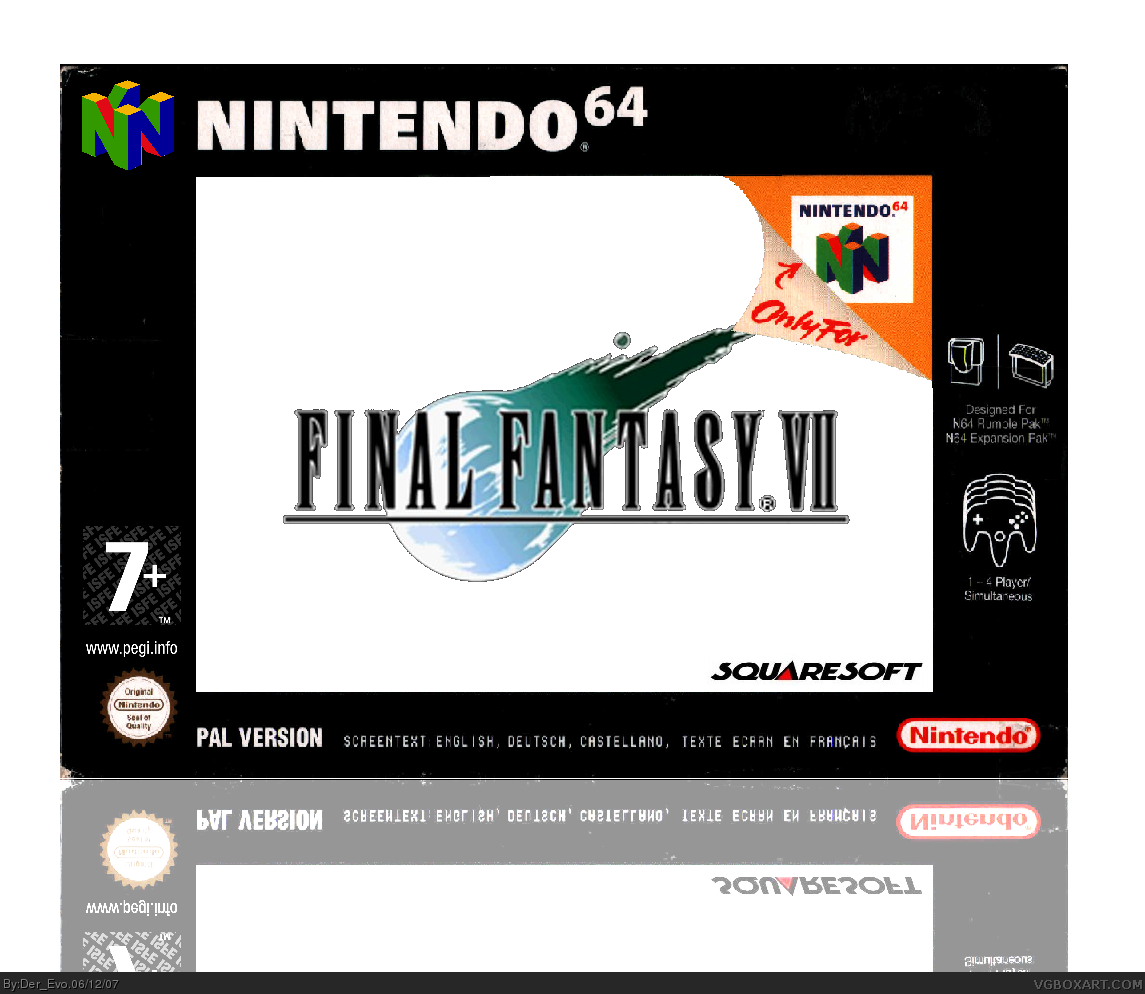 Final Fantasy 64 box cover