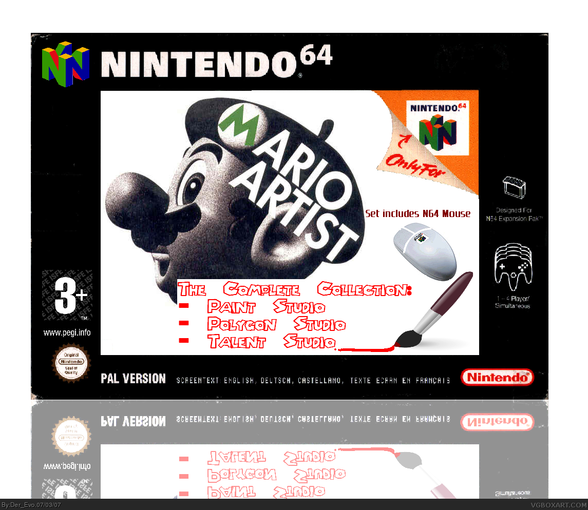 Mario Artist - The Collection box cover