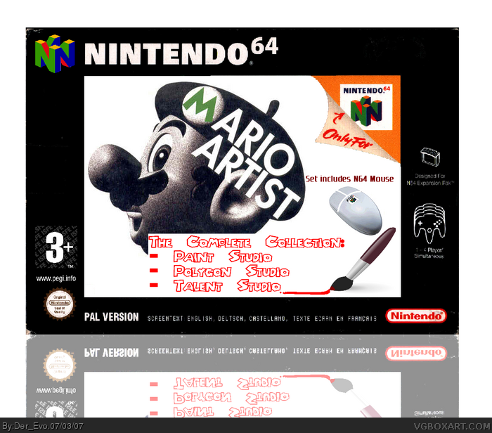 Mario Artist - The Collection box art cover