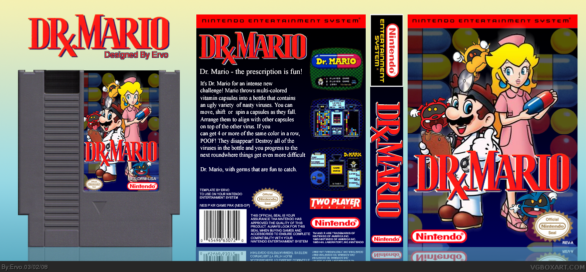 Dr. Mario box cover