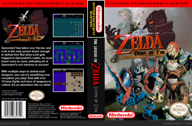 The Legend of Zelda: Dawn of Evil box cover
