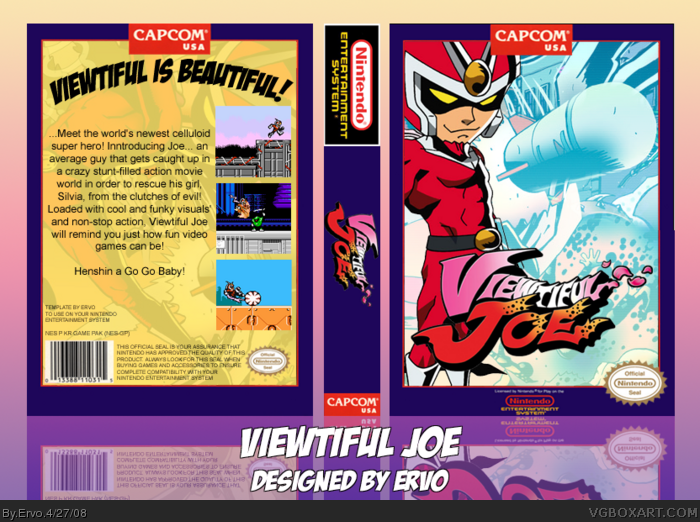 Viewtiful Joe box art cover