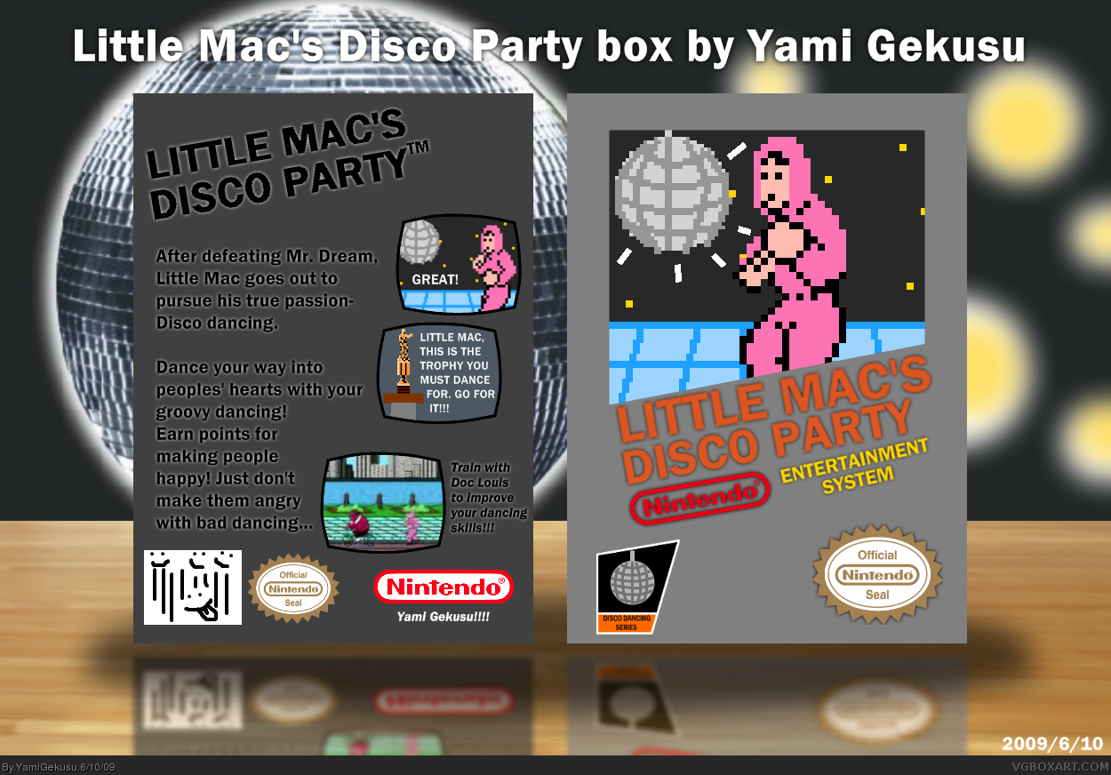Little Mac's Disco Party box cover