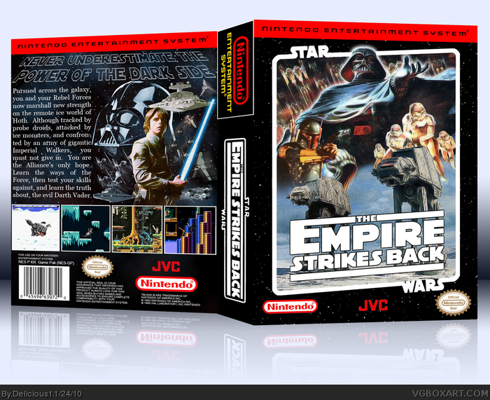 The Empire Strikes Back box art cover