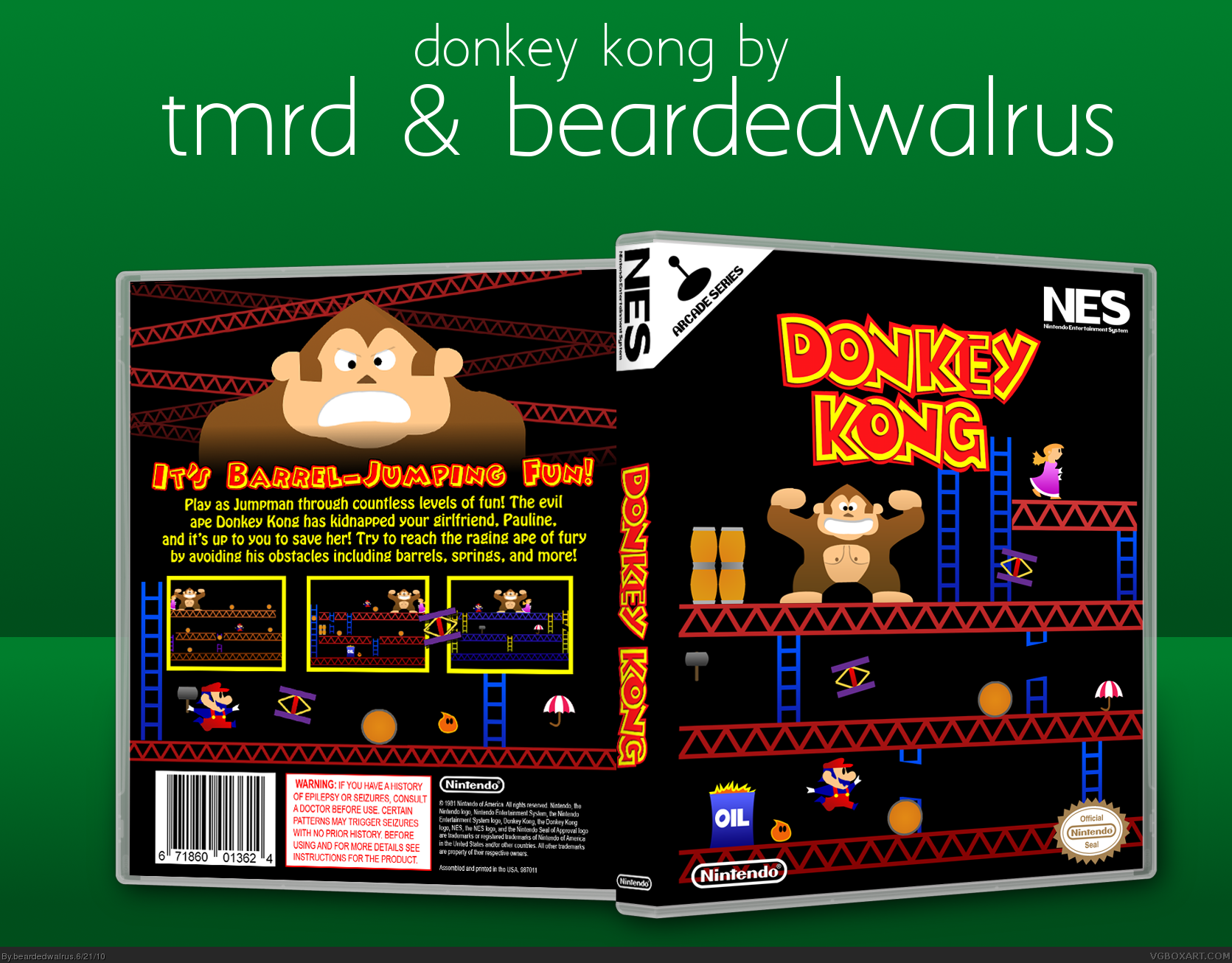 Donkey Kong box cover