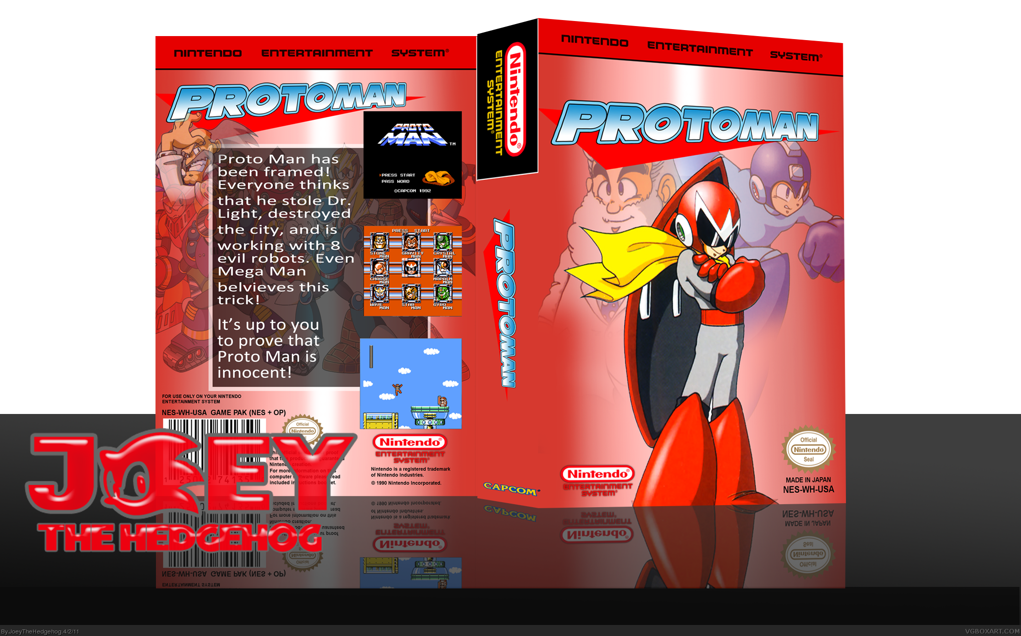 Proto Man box cover