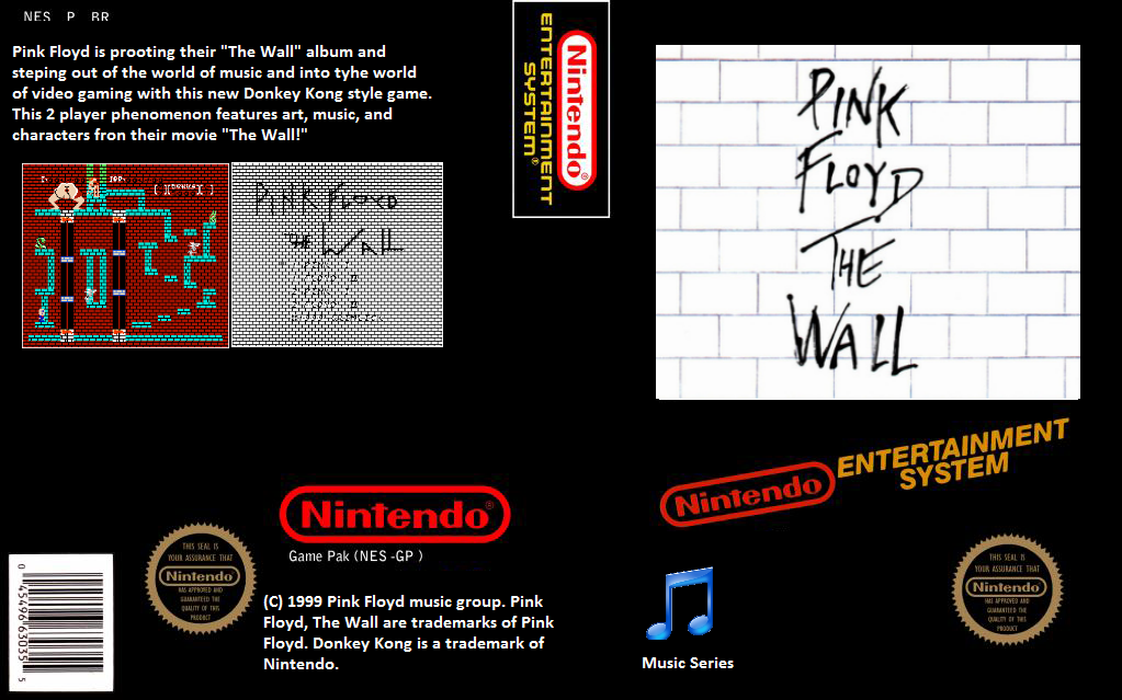 Pink Floyd The Wall box cover