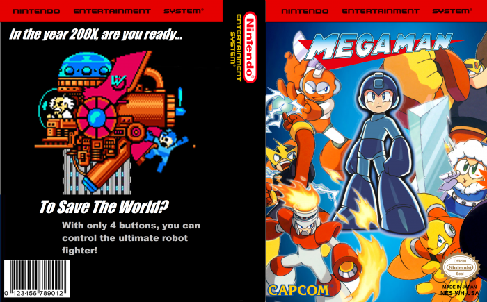 Mega man box art cover