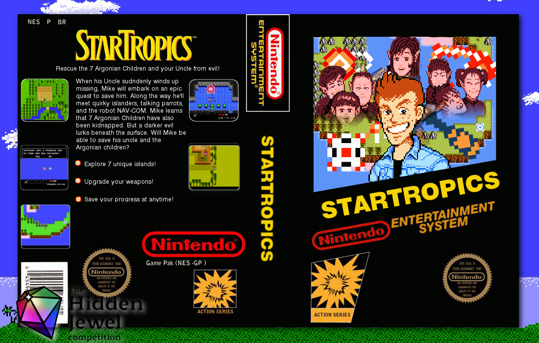 StarTropics box cover