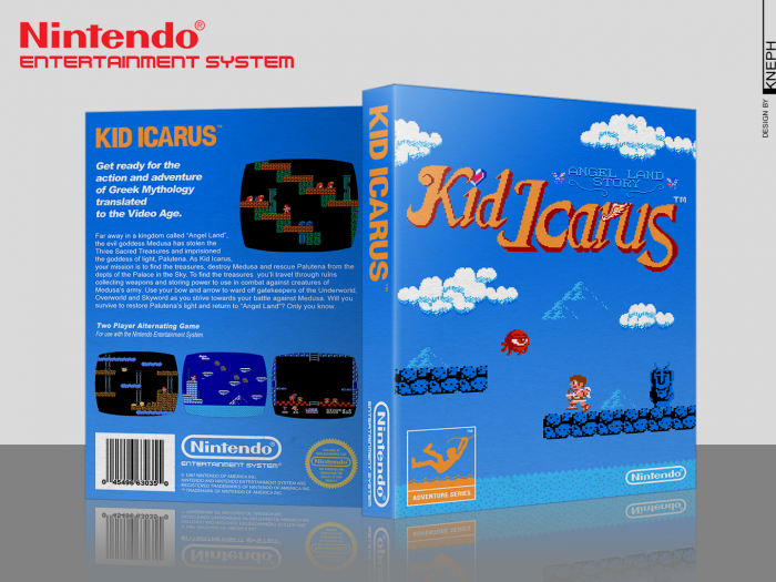 Kid Icarus box art cover