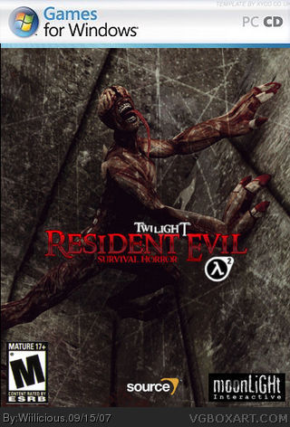 Resident Evil: twilight Mod - for Half Life 2 box cover