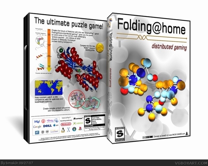 Folding@home distributed gaming box art cover