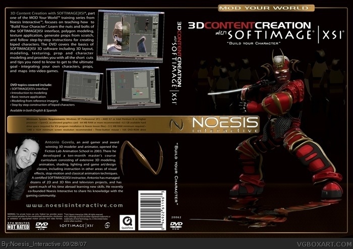 Noesis Interactive - 3D Content Creation with XSI box art cover