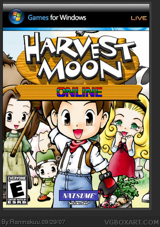 Harvest Moon: Online box cover