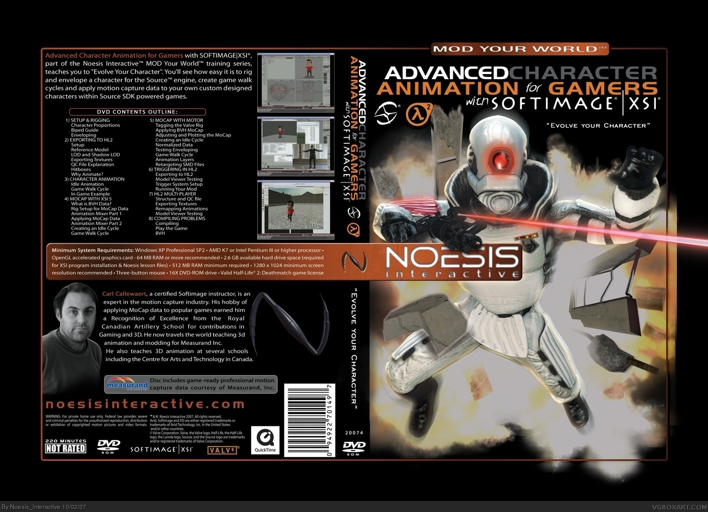 Noesis Interactive-Advanced Character Animation box cover