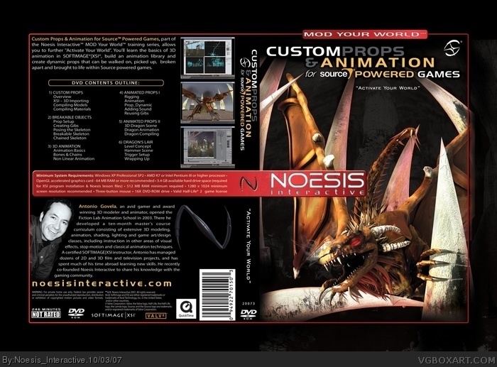 Noesis Interactive-Custom Props and Animation XSI box art cover