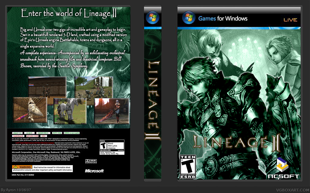 Lineage II: The Chaotic Throne box cover