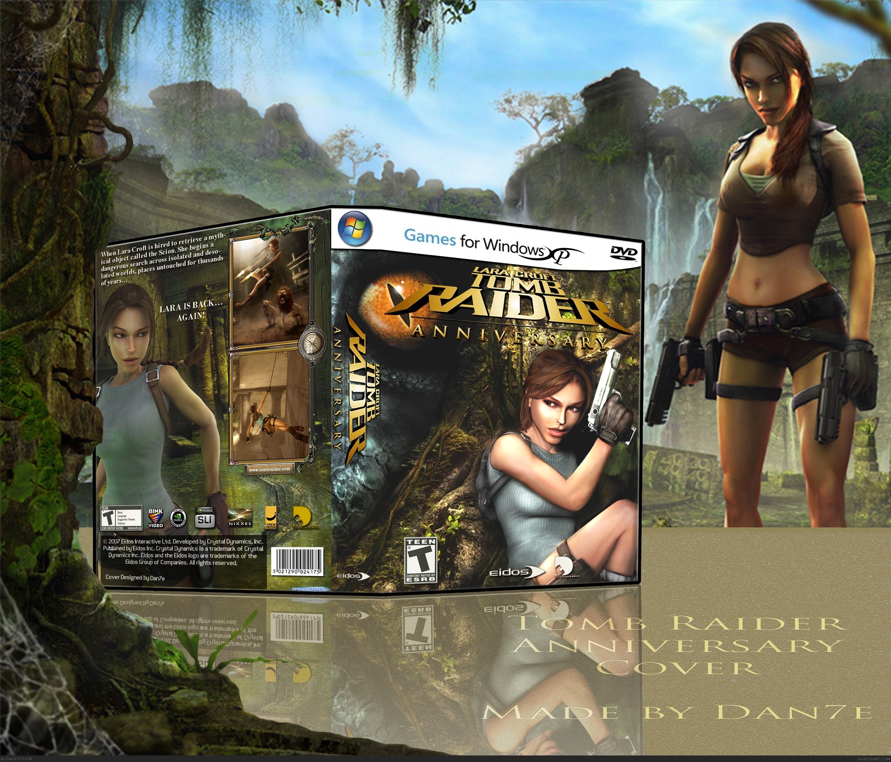 Tomb Raider Anniversary box cover