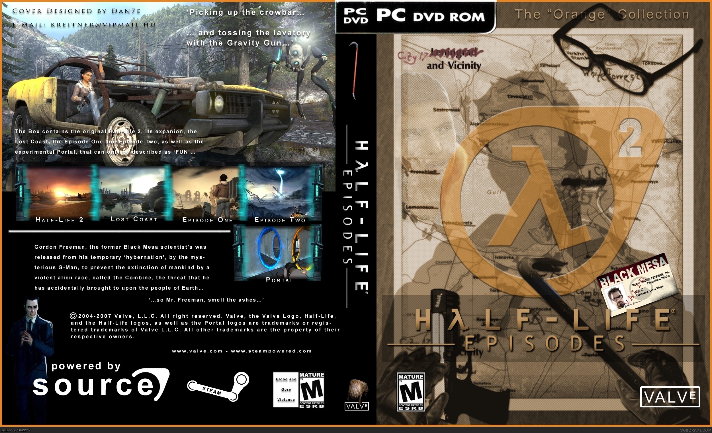 Half-Life 2: The Orange Box box cover