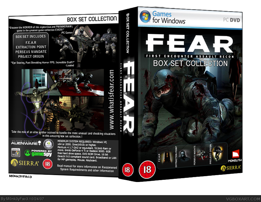F.E.A.R box cover