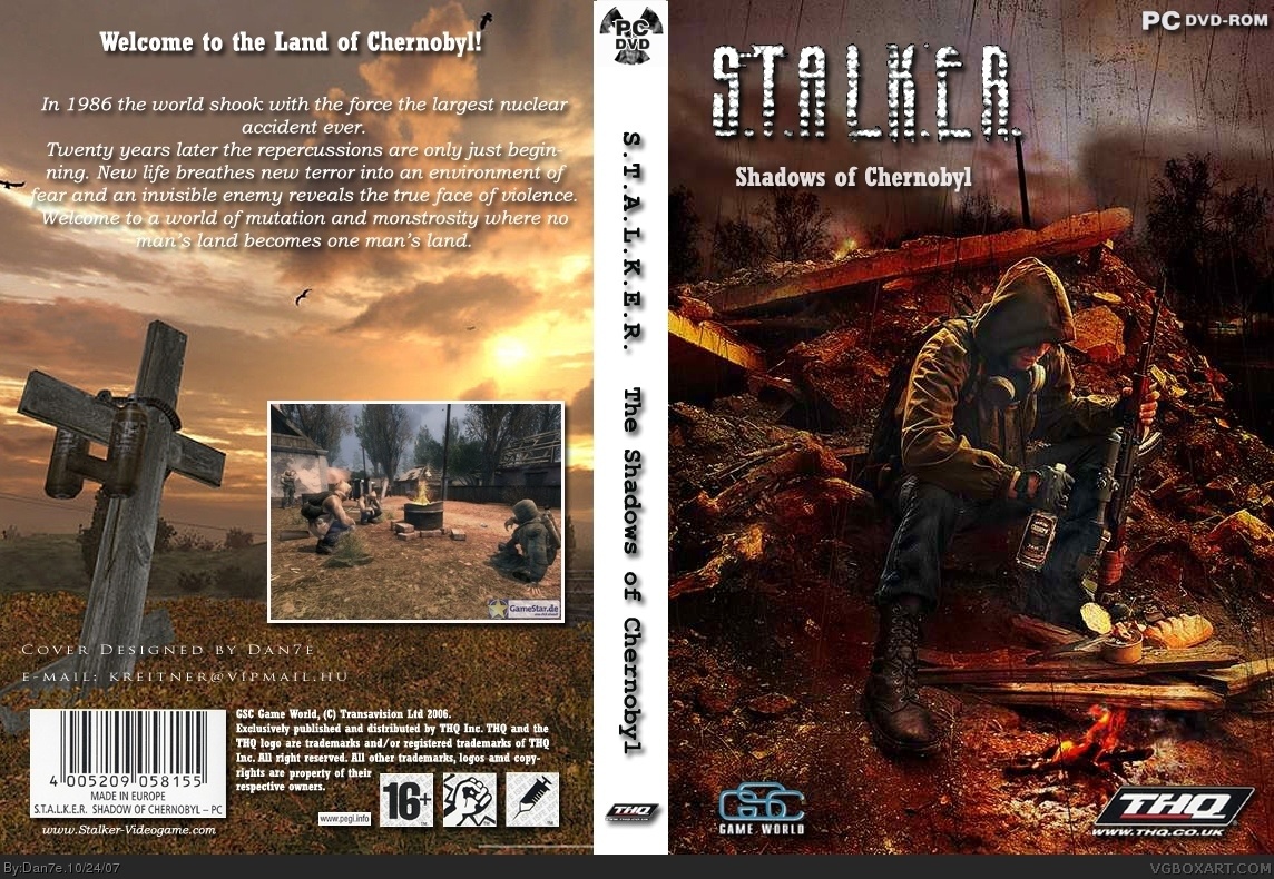 S.T.A.L.K.E.R. Shadow of Chernobyl box cover