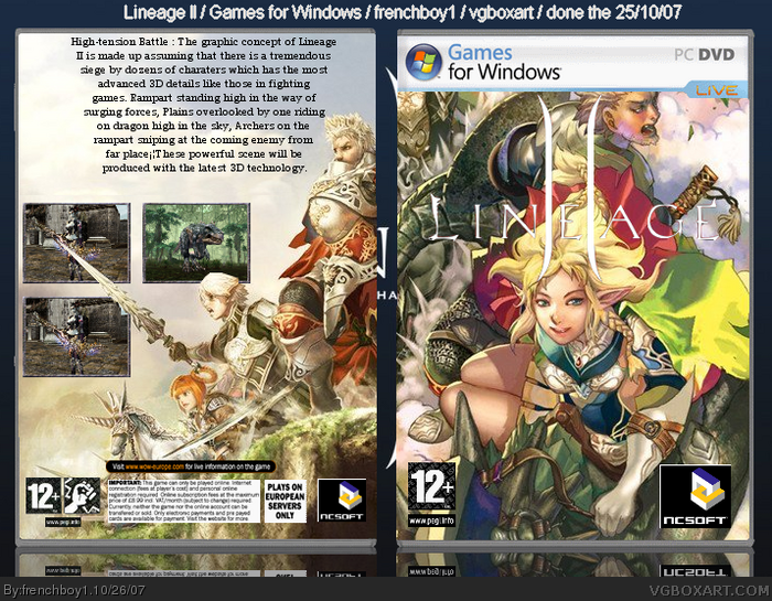 Lineage II: The Chaotic Throne box art cover