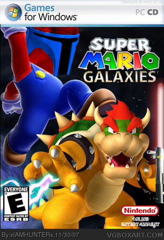 Super Mario Galaxies box cover