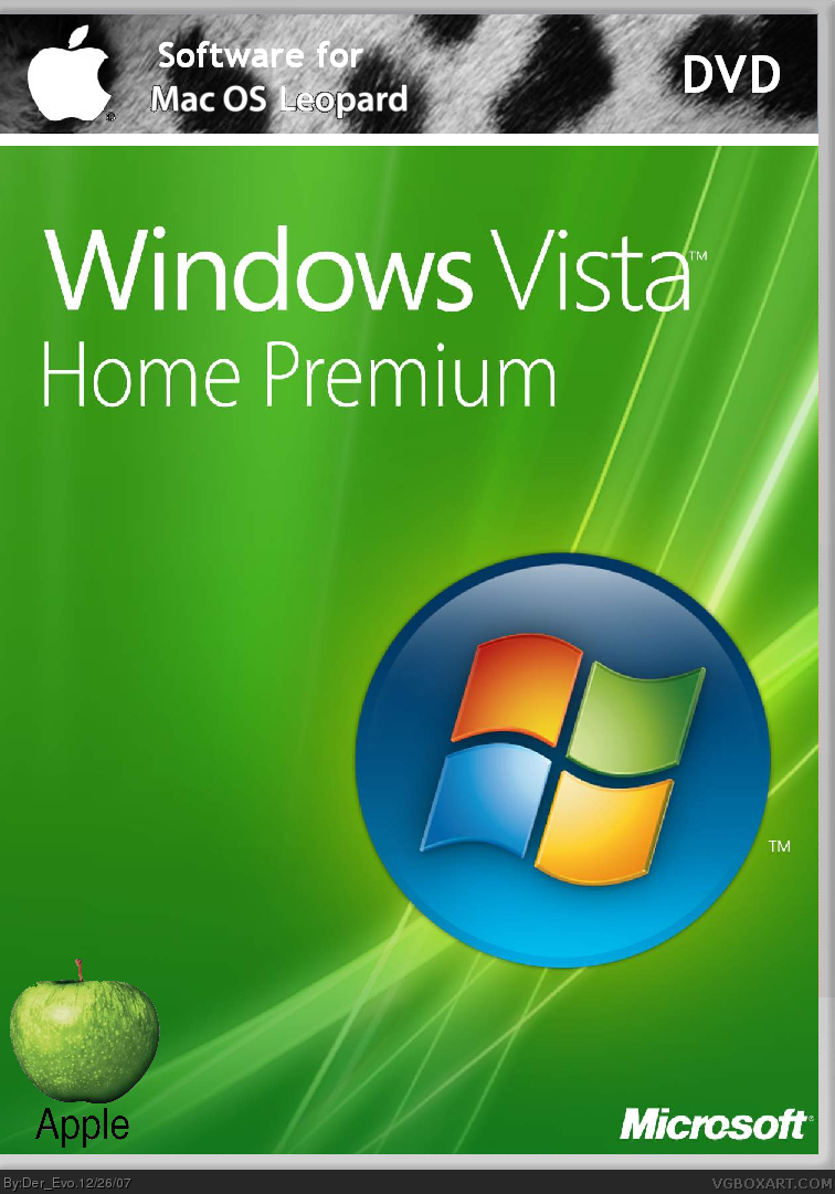 Windows Vista Home Premium for Mac box cover