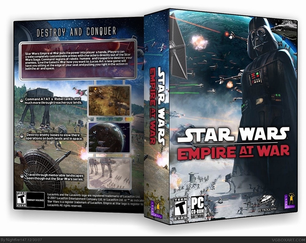Star Wars: Empire At War box cover