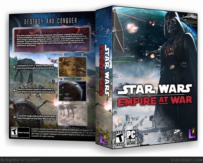Star Wars: Empire At War box art cover