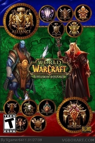 World of Warcraft: The Burning Crusade box art cover