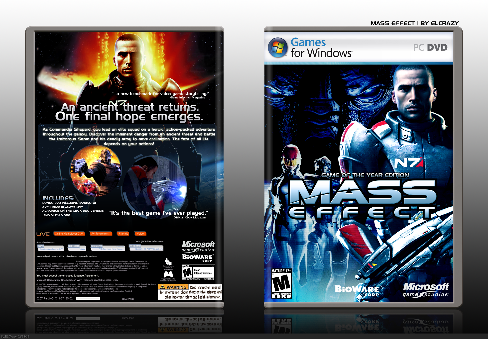 Mass Effect: Game of the Year Edition box cover