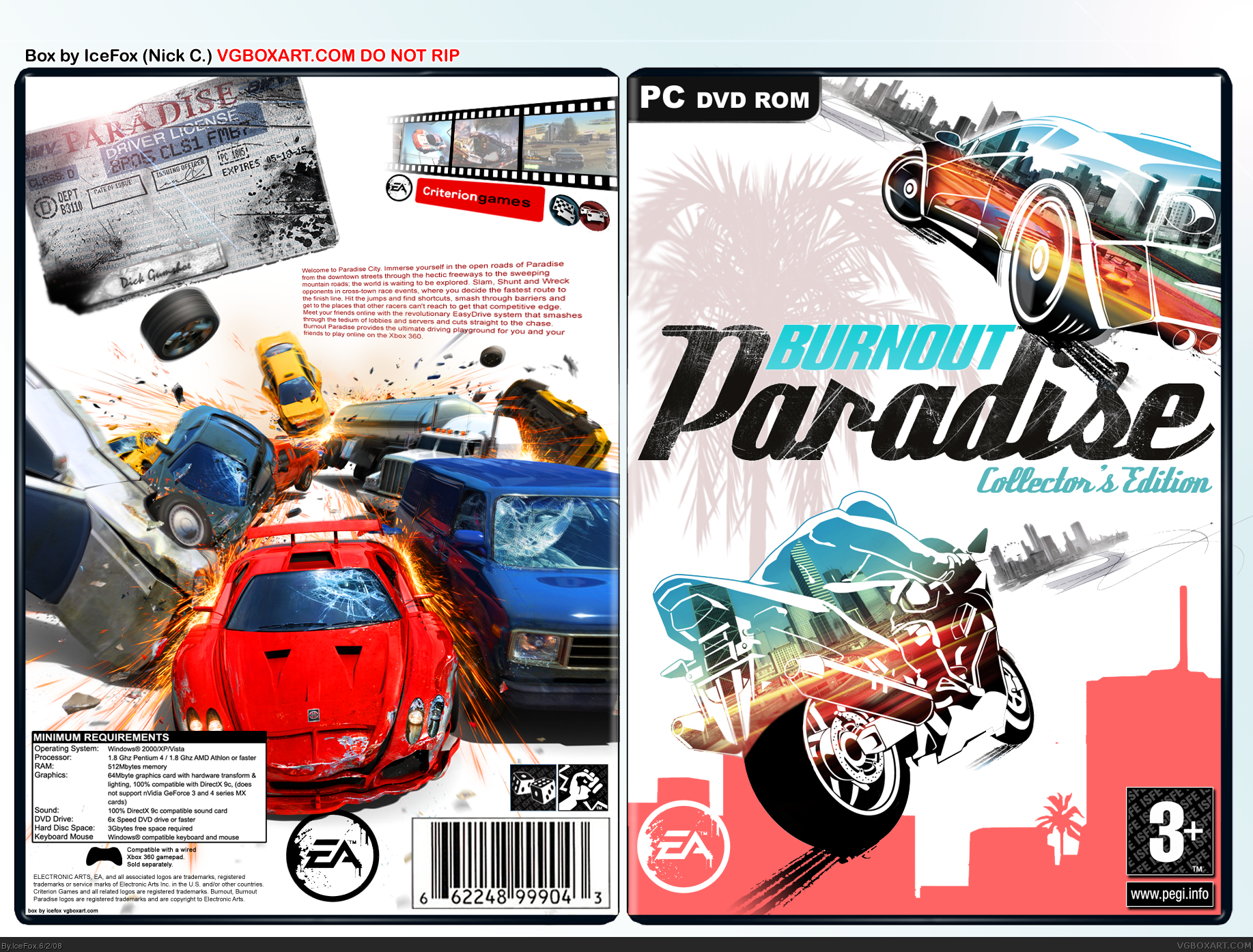 Burnout: Paradise box cover