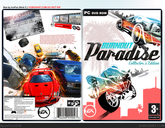 Burnout: Paradise box art cover