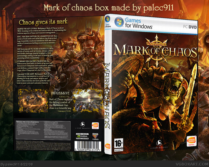 Warhammer : Mark of Chaos box art cover