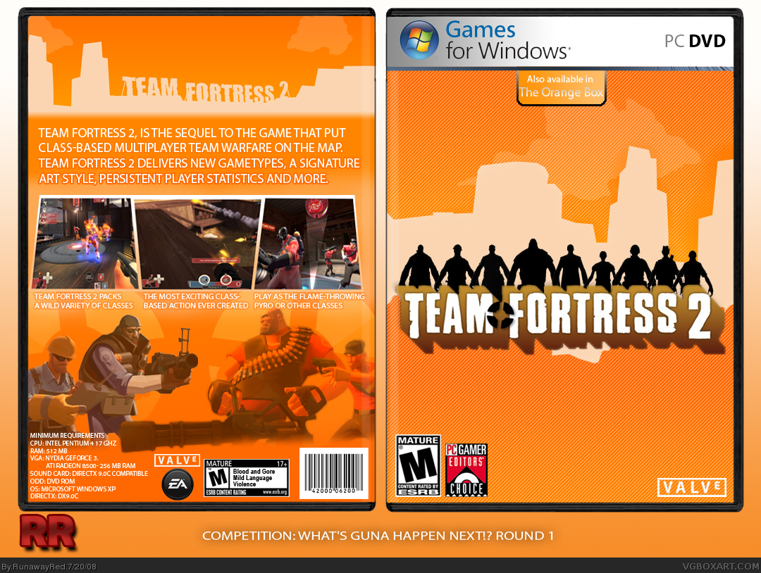 Team Fortress 2 box cover