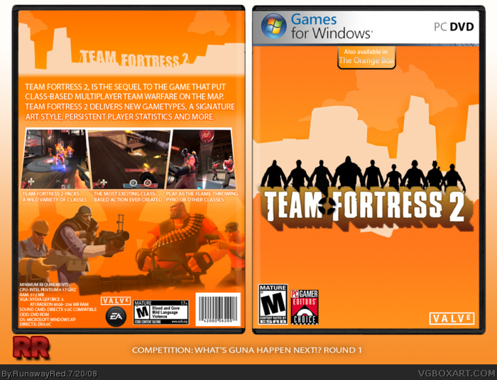 Team Fortress 2 box art cover