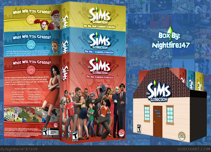 The Sims Collection box art cover
