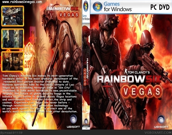 Tom Clancy's Rainbow Six Vegas box art cover