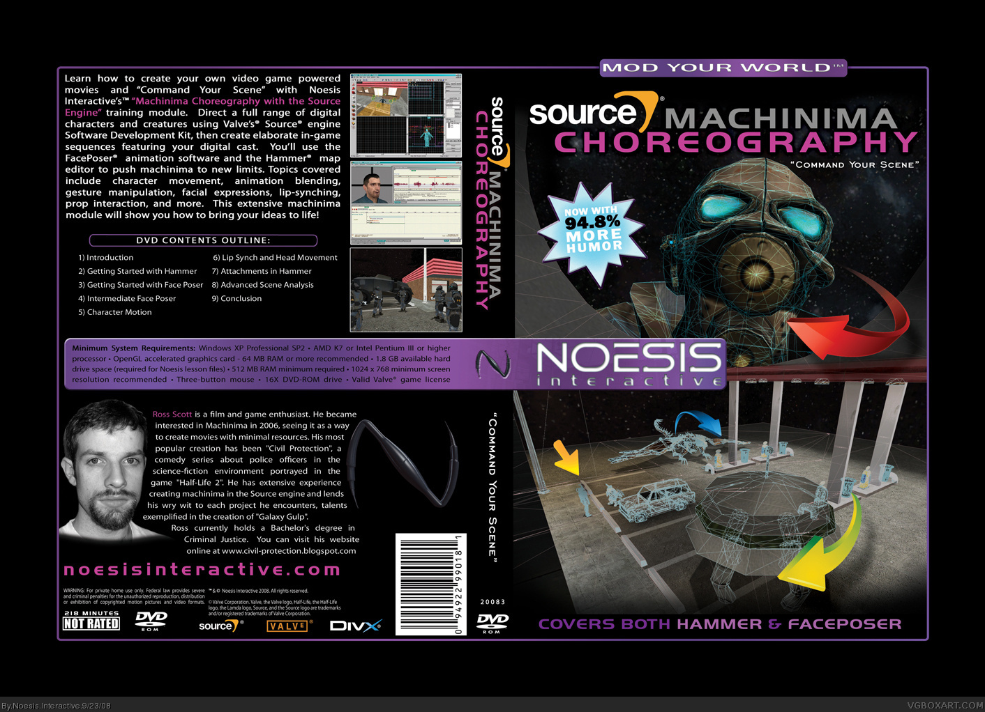 Noesis Interactive - Source Machinima Choreography box cover