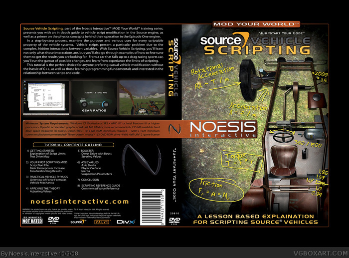 Noesis Interactive DVD - Source Vehicle Scripting box art cover