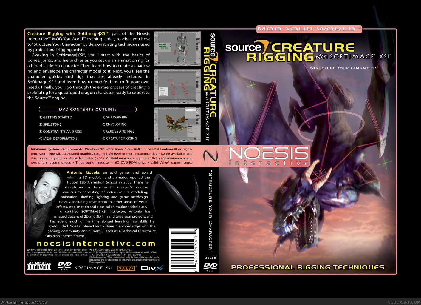Noesis Interactive -Source Creature Rigging box cover