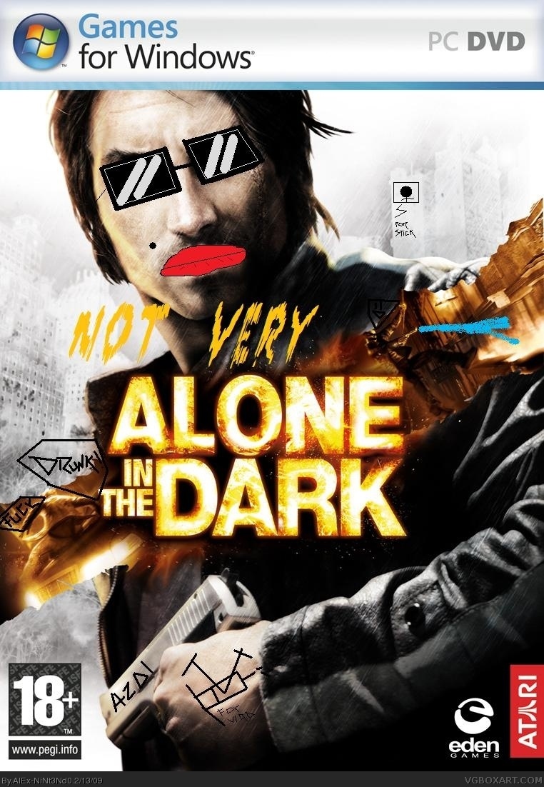 Not Very Alone in the Dark box cover