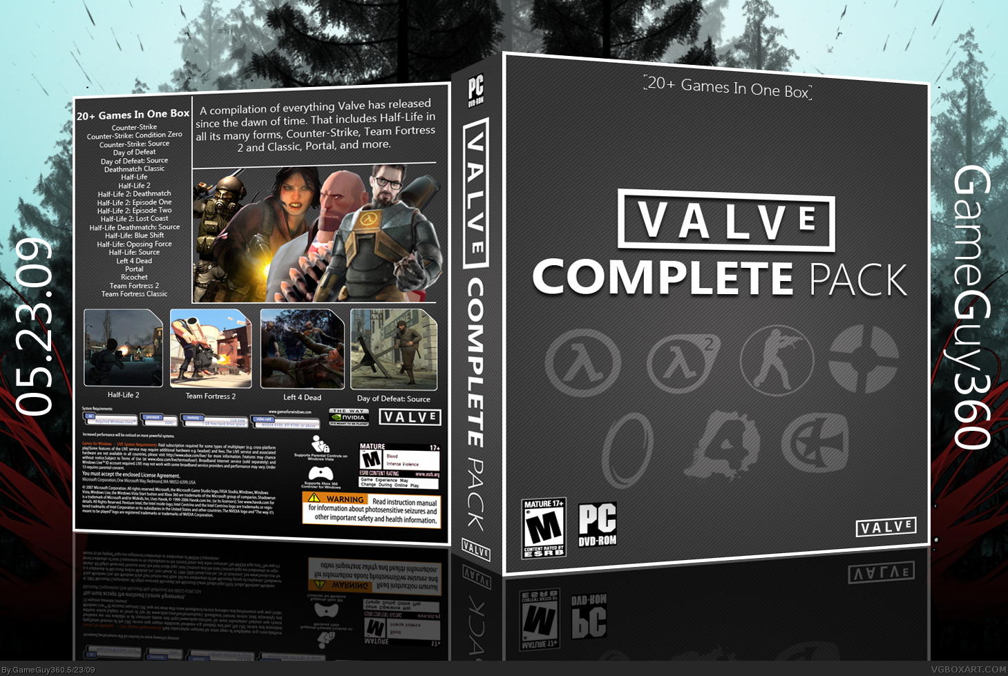 Valve Complete Pack box cover