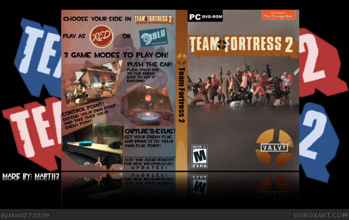 Team Fortress 2 box art cover