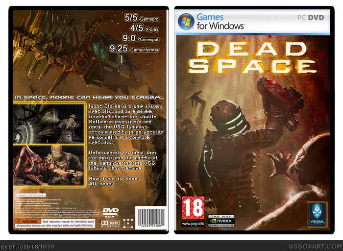 Dead Space Pc Box Art Cover By Sir Tobbii
