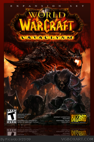 World of Warcraft: Cataclysm box cover